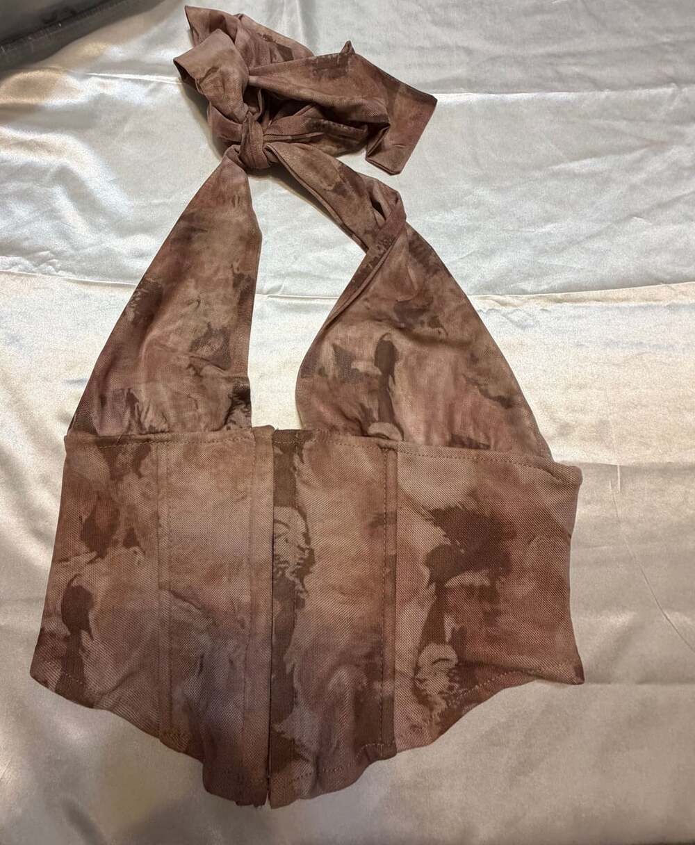 Windsor Flirt With Destiny Halter Corset Crop Top